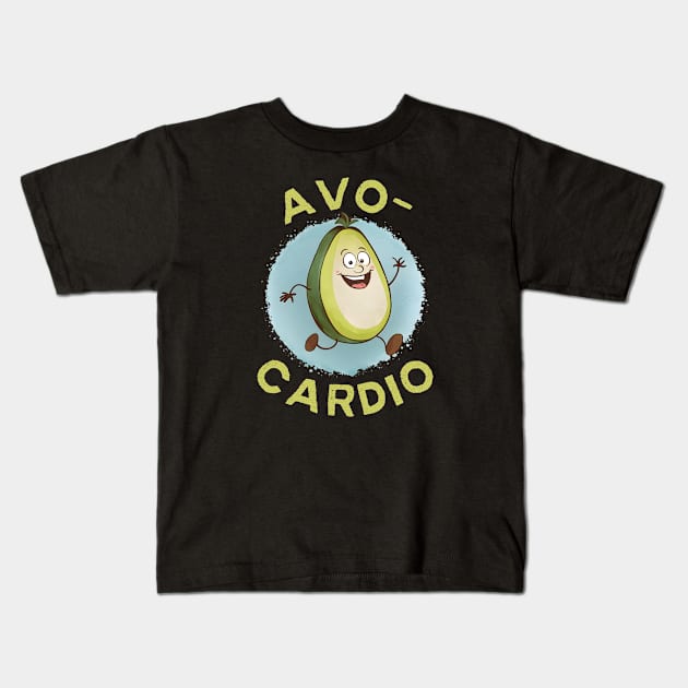 Avocardio Kids T-Shirt by Inktopolis